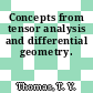 Concepts from tensor analysis and differential geometry.