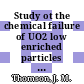 Study ot the chemical failure of UO2 low enriched particles : [E-Book]