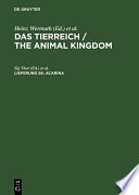 Acarina : Bdellidae, Nicoletiellidae, Cryptognathidae : das Tierreich : eine Zusammenstellung und Kennzeichnung der rezenten Tierformen [E-Book] /