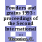 Powders and grains 1993 : proceedings of the Second International Conference on Micromechanics of Granular Media, Birmingham, UK 12-16 July 1993 /