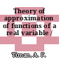 Theory of approximation of functions of a real variable /