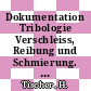 Dokumentation Tribologie Verschleiss, Reibung und Schmierung. 20, 2. Allgemeines und Register Index.
