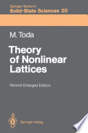 Theory of Nonlinear Lattices [E-Book] /