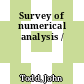 Survey of numerical analysis /