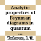 Analytic properties of Feynman diagrams in quantum field theory.