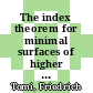 The index theorem for minimal surfaces of higher genus [E-Book] /