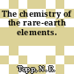 The chemistry of the rare-earth elements.