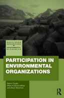 Participation in environmental organizations [E-Book] /