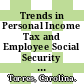 Trends in Personal Income Tax and Employee Social Security Contribution Schedules [E-Book] /