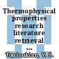 Thermophysical properties research literature retrieval guide. Suppl. 1, 1. 1964 - 1970 Elements and inorganic compounds.