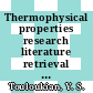 Thermophysical properties research literature retrieval guide. Suppl. 1, 2. 1964 - 1970 Organic compounds and polymeric mateirials.