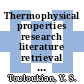 Thermophysical properties research literature retrieval guide. Suppl.1, 3. 1964 - 197 Alloys, intermetallic compounds, and cermets.