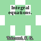 Integral equations.