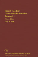 Recent trends in thermoelectric materials research. 1 /