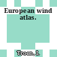 European wind atlas.