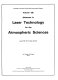 Advances in laser technology for the atmospheric sciences : IEEE Computer Society international optical computing conference 1977 : San-Diego, CA, 25.08.1977-26.08.1977 /