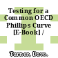 Testing for a Common OECD Phillips Curve [E-Book] /