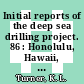 Initial reports of the deep sea drilling project. 86 : Honolulu, Hawaii, to Yokohama, Japan, May - June 1982.