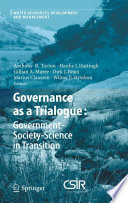 Governance as a Trialogue: Government-Society-Science in Transition [E-Book] /