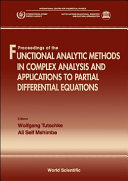 Functional analytic methods in complex analysis and applications to partial differential equations: proceedings : Trieste, 25.01.93-29.01.93.