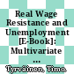 Real Wage Resistance and Unemployment [E-Book]: Multivariate Analysis of Cointegrating Relations in 10 OECD Countries /