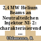 2,4 MW Helium Beams an Neutralteilchen Injektor NI- 2: charakterisierende Daten von 50 KEV Teilchenstrahl und der Kryopumpen für Helium (4)