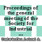 Proceedings of the general meeting of the Society for Industrial Microbiology. 34 : Lansing, Michigan, August 21-26.1977 /