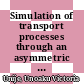 Simulation of transport processes through an asymmetric gas separation membrane /