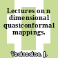 Lectures on n dimensional quasiconformal mappings.