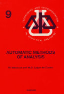 Automatic methods of analysis.