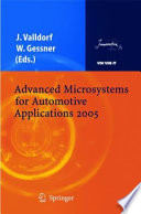 Advanced Microsystems for Automotive Applications 2005 [E-Book] /