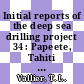 Initial reports of the deep sea drilling project 34 : Papeete, Tahiti to Callao, Peru, December 1973 - February 1974