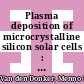 Plasma deposition of microcrystalline silicon solar cells : looking beyond the glass [E-Book] /