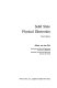 Solid state physical electronics /