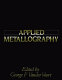 Applied metallography /