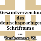 Gesamtverzeichnis des deutschsprachigen Schrifttums ausserhalb des Buchhandels (GVB) 1966 - 1980. Vol 0003 : Asu - Bera.