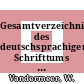Gesamtverzeichnis des deutschsprachigen Schrifttums ausserhalb des Buchhandels (GVB) 1966 - 1980. Vol 0033: Sachregister : Flu - Gra.