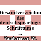 Gesamtverzeichnis des deutschsprachigen Schrifttums ausserhalb des Buchhandels (GVB) 1966 - 1980. Vol 0041: Sachregister : Tec - Ver.
