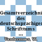 Gesamtverzeichnis des deutschsprachigen Schrifttums ausserhalb des Buchhandels (gvb) 1966 - 1980. Vol 0042: Sachregister : Ves - Zzu.