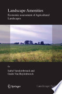 Landscape Amenities [E-Book] : Economic Assessment of Agricultural Landscapes /