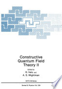 Constructive Quantum Field Theory II [E-Book] /