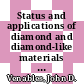 Status and applications of diamond and diamond-like materials : an emerging technology : report of the Committee on Superhard Materials [E-Book] /