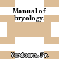 Manual of bryology.