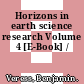Horizons in earth science research Volume 4 [E-Book] /
