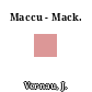 Maccu - Mack.