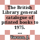 The British Library general catalogue of printed books to 1975. 230. Mulot - Musen.