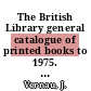 The British Library general catalogue of printed books to 1975. 352. Willi - Wilso.