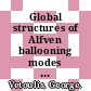 Global structures of Alfven ballooning modes in magnetospheric plasmas.