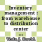 Inventory management : from warehouse to distribution center [E-Book] /