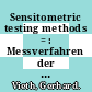 Sensitometric testing methods = : Messverfahren der Photographie /